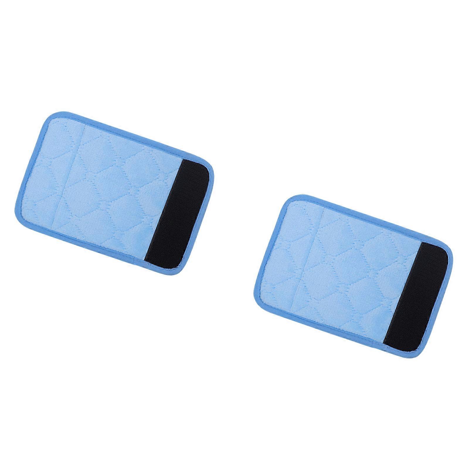 Winter Proof Cane Handle Covers Non Slip Textured Washable Polyester For Patients Walker Comfortable Grip   blue