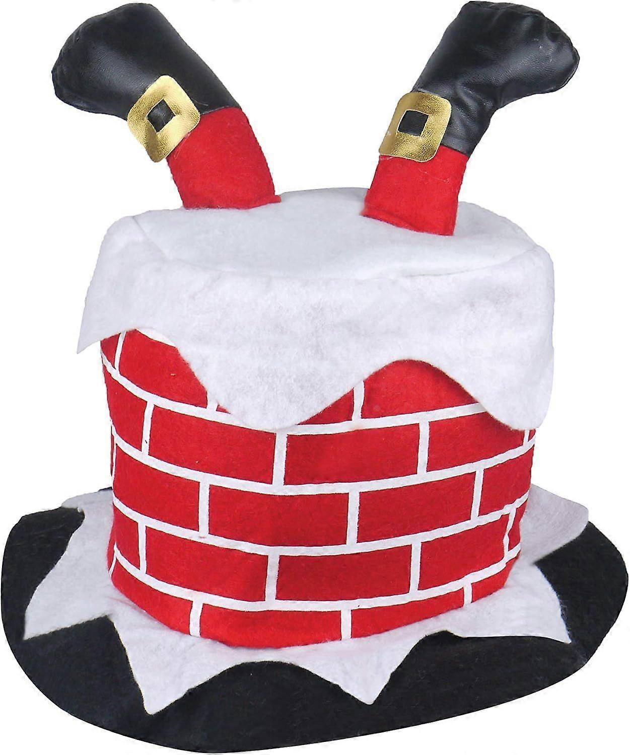 Chimney Hat with Santa Legs