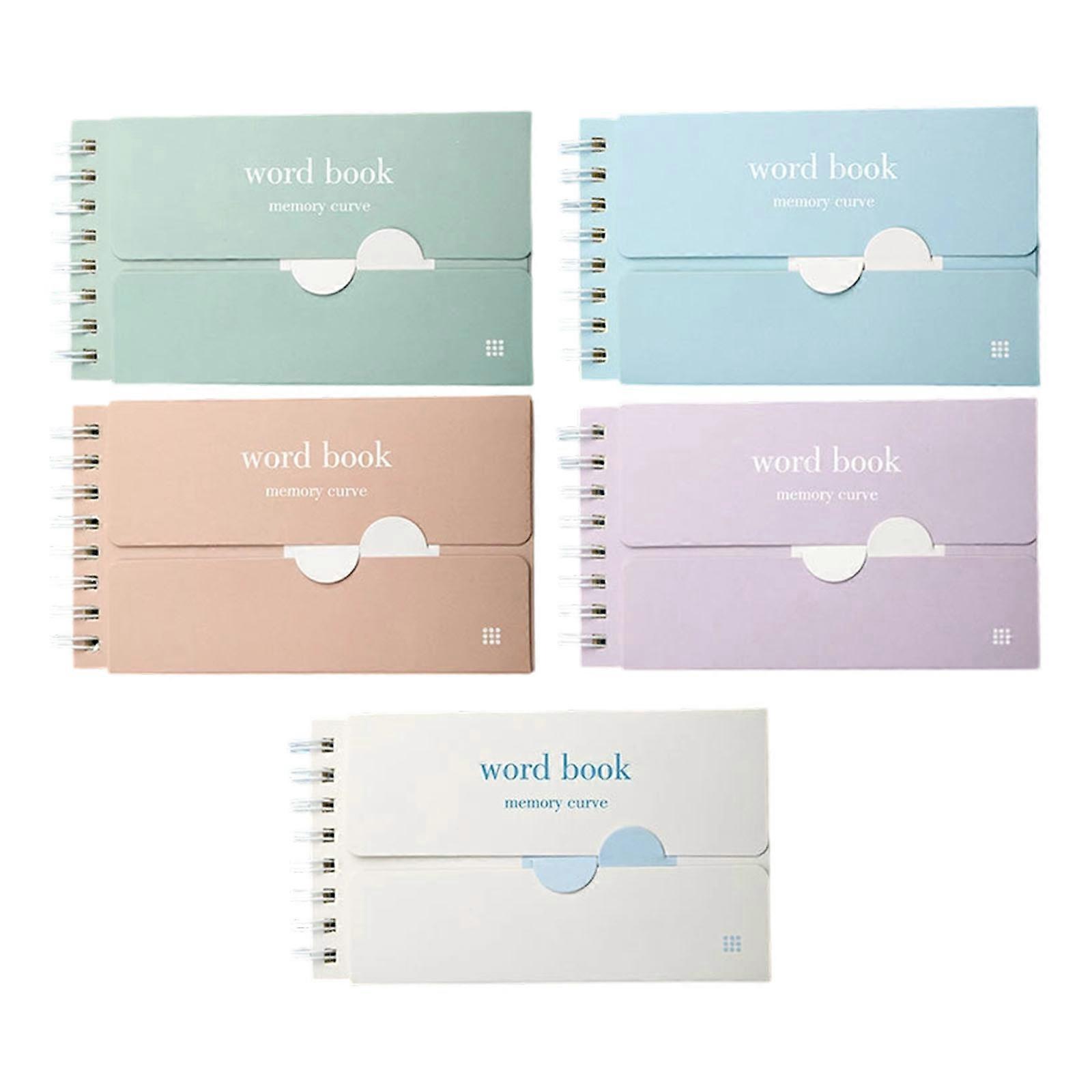5 Pack Pocket Sized Memorization Notebooks With Scientific Recall Technique And Ink Resistant Paper Sheets Multicolor