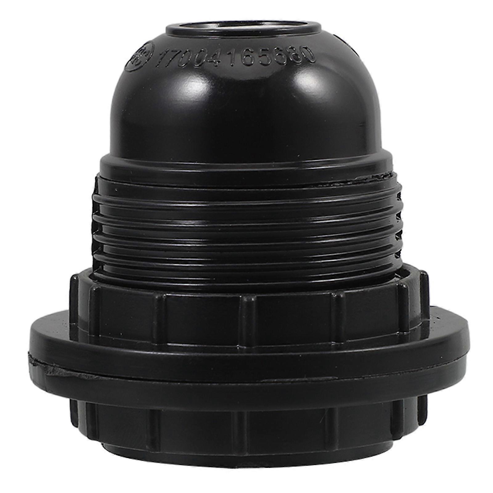 E27 Lamp Base Light Bulb Holder for Lamp Black Bakelite Material