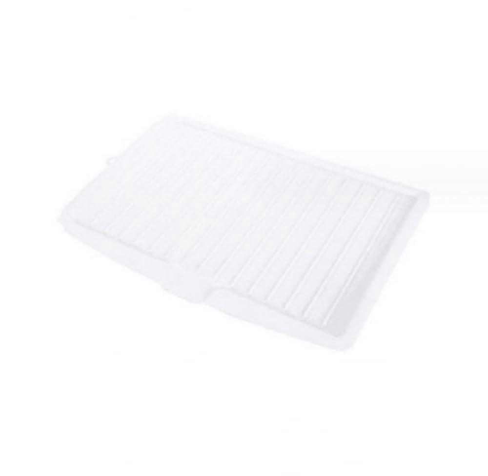Kitchen Drip Tray Rectangular Plastic Drainage Shelf for Fruits Vegetables Tea Serving