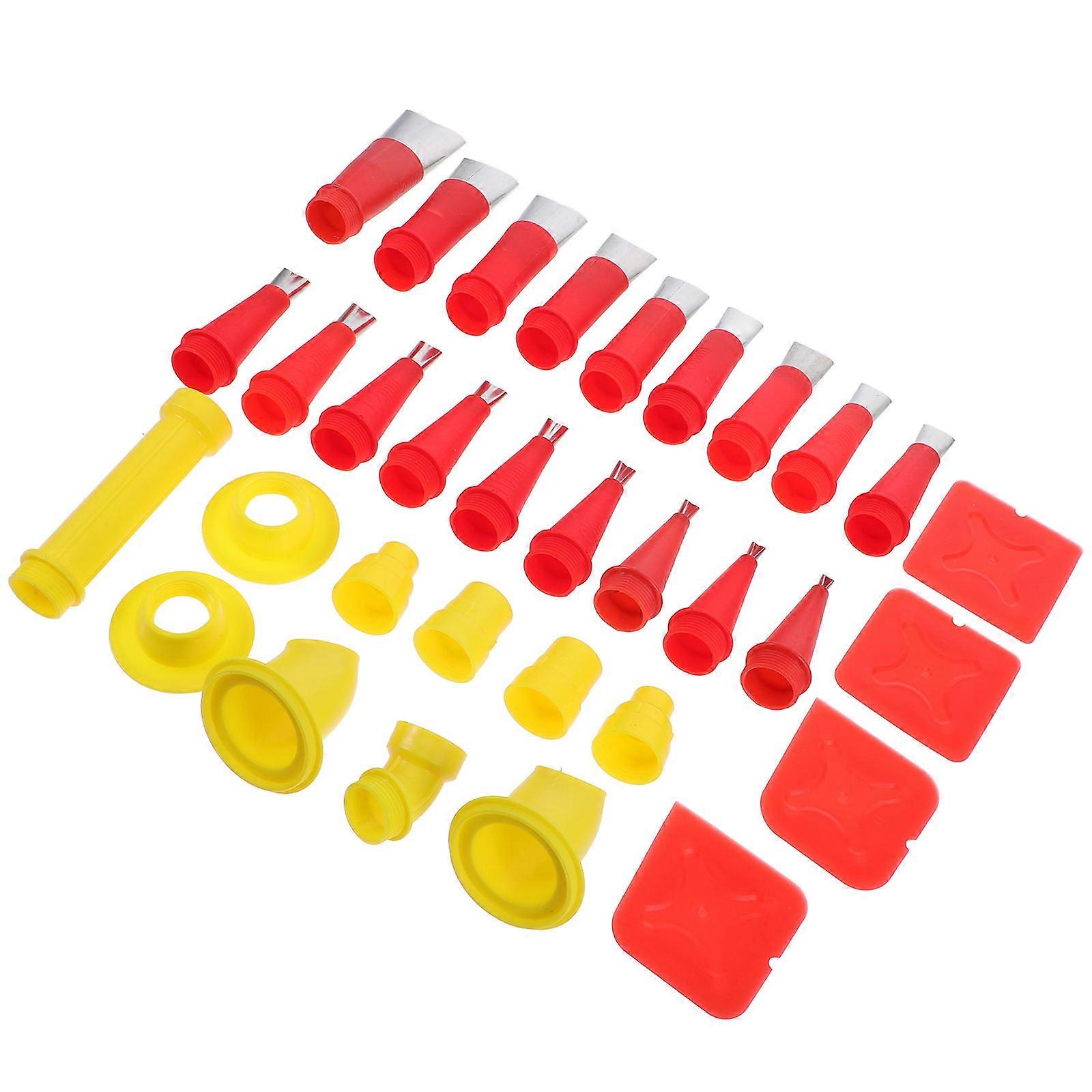 Caulking Gun Accessory Set Stainless Steel Nozzle Applicator for Precise Use 1Set