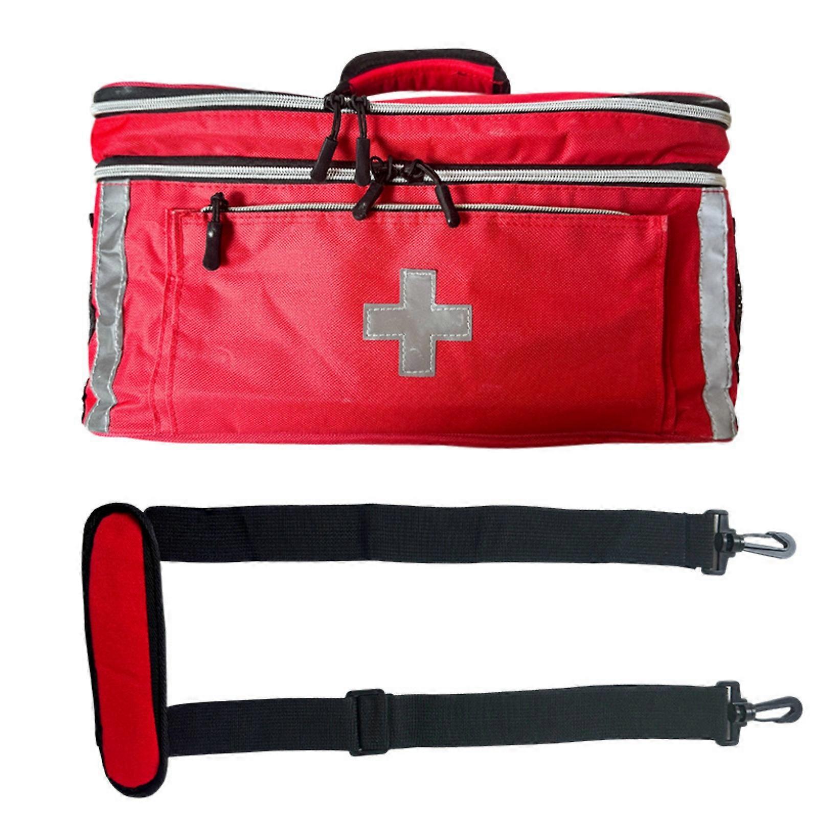 First Aid Storage Bag Featuring Modular Design Waterproof Dustproof Protective Adjustable Strap for Camping and Rescues Multicolor