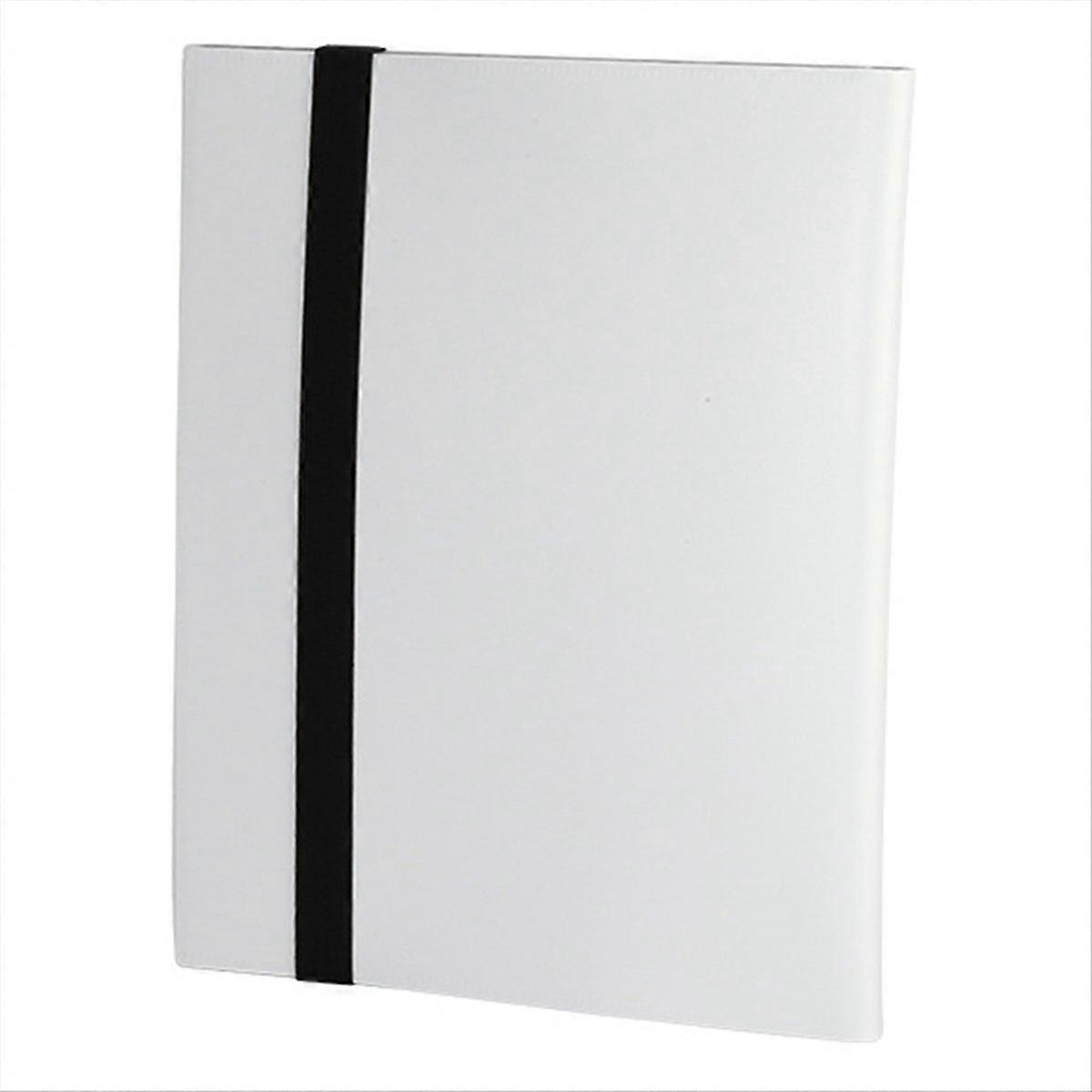 Large Capacity Card Collection Book, Waterproof & Dustproof, White
