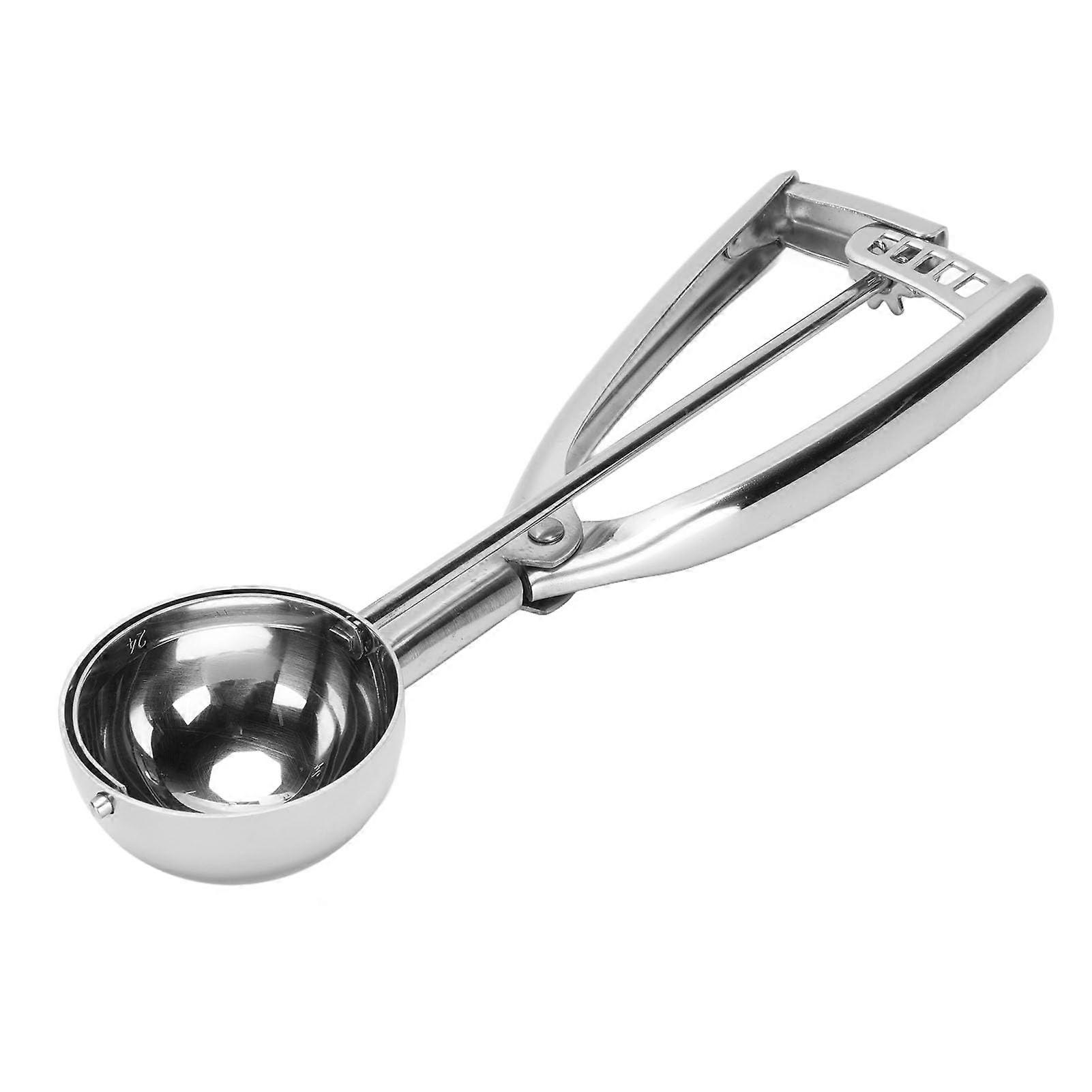 Stainless Steel Ice Cream Scoop and Cookie Scoop Set with NonSlip Grip for Precise Portion Control