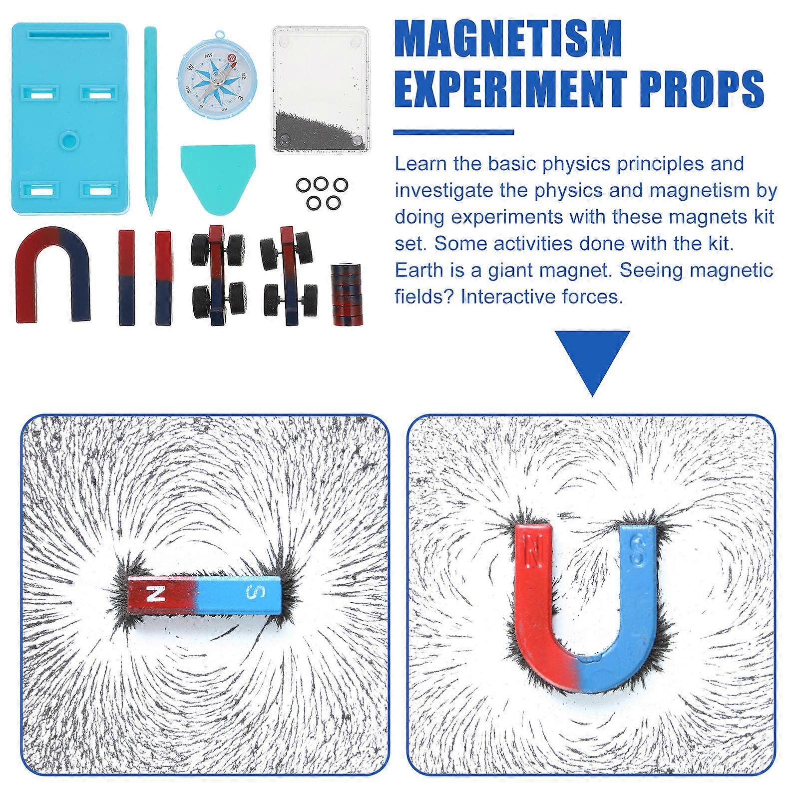 1 Set Laboratórna veda Magnet Vzdelávanie Vedecký experiment Vedecký experiment Hračka Náhodná farba