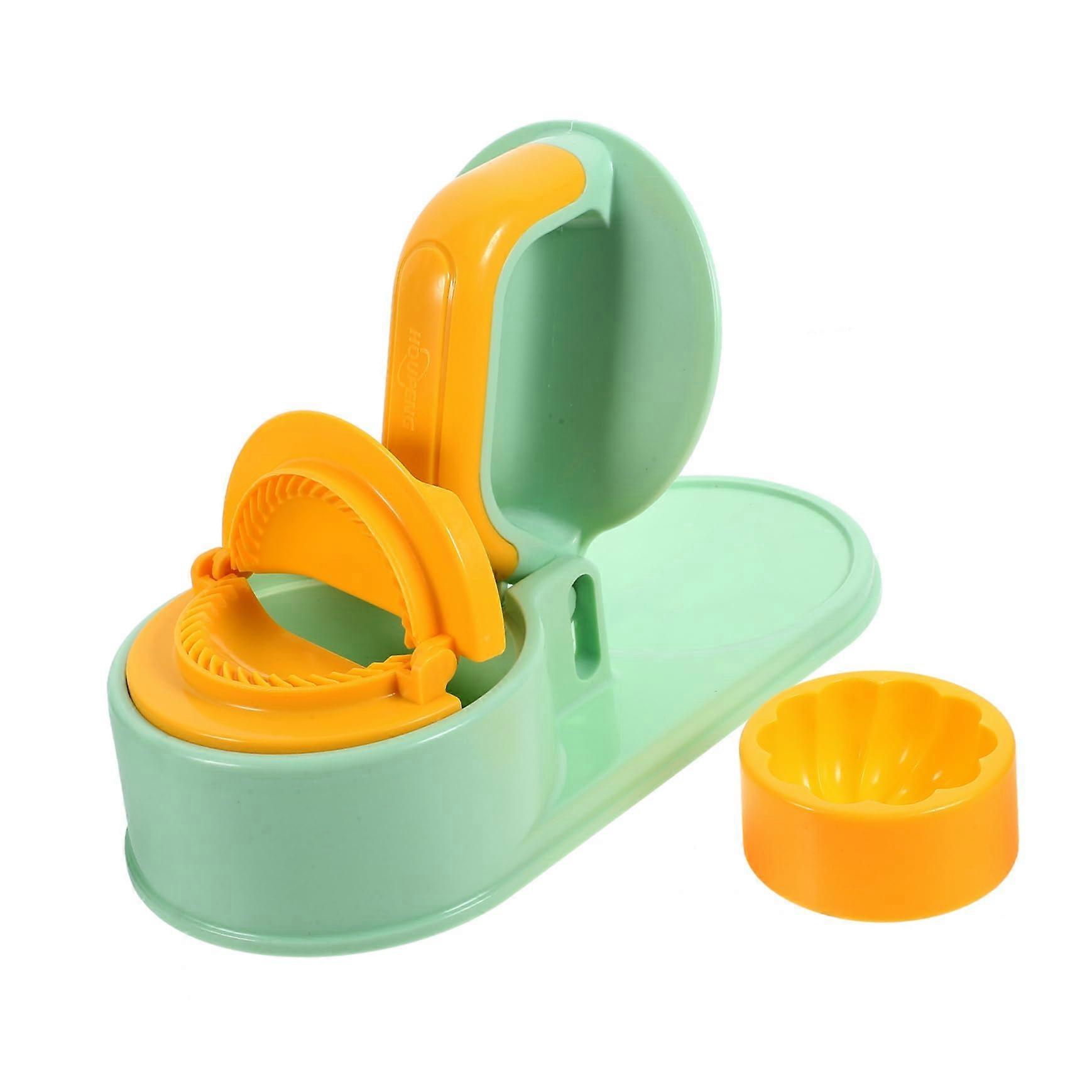 Dumpling Maker 2in1 Dough Press with Ergonomic Grip for Consistent Shapes Green 25.5x11.6x6.8cm
