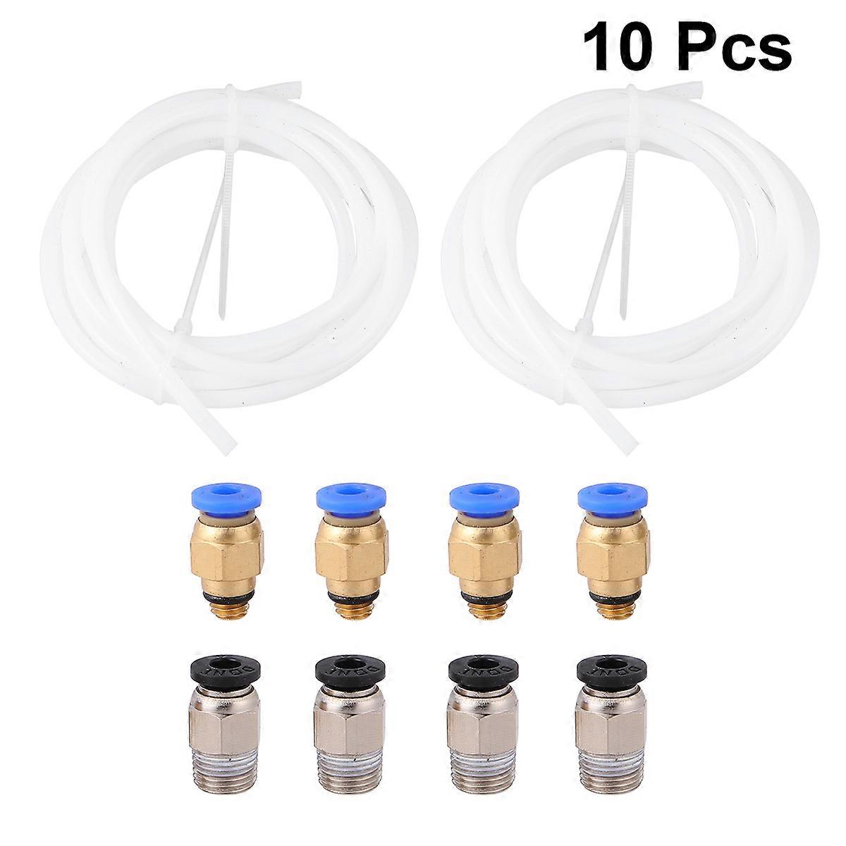 1 Set Quick Coupling PTFE Tube Set PC4-M6 PC4-01 Quick Release Pneumatic Connector 3D Printer Accessories