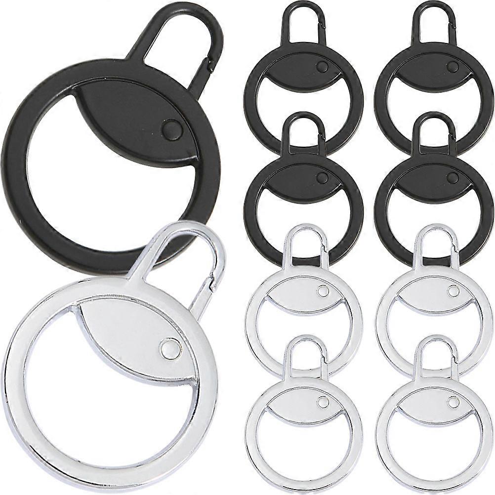 20Pcs Metal Detachable Zipper Pull Tab for Clothes Zipper Head Replacement