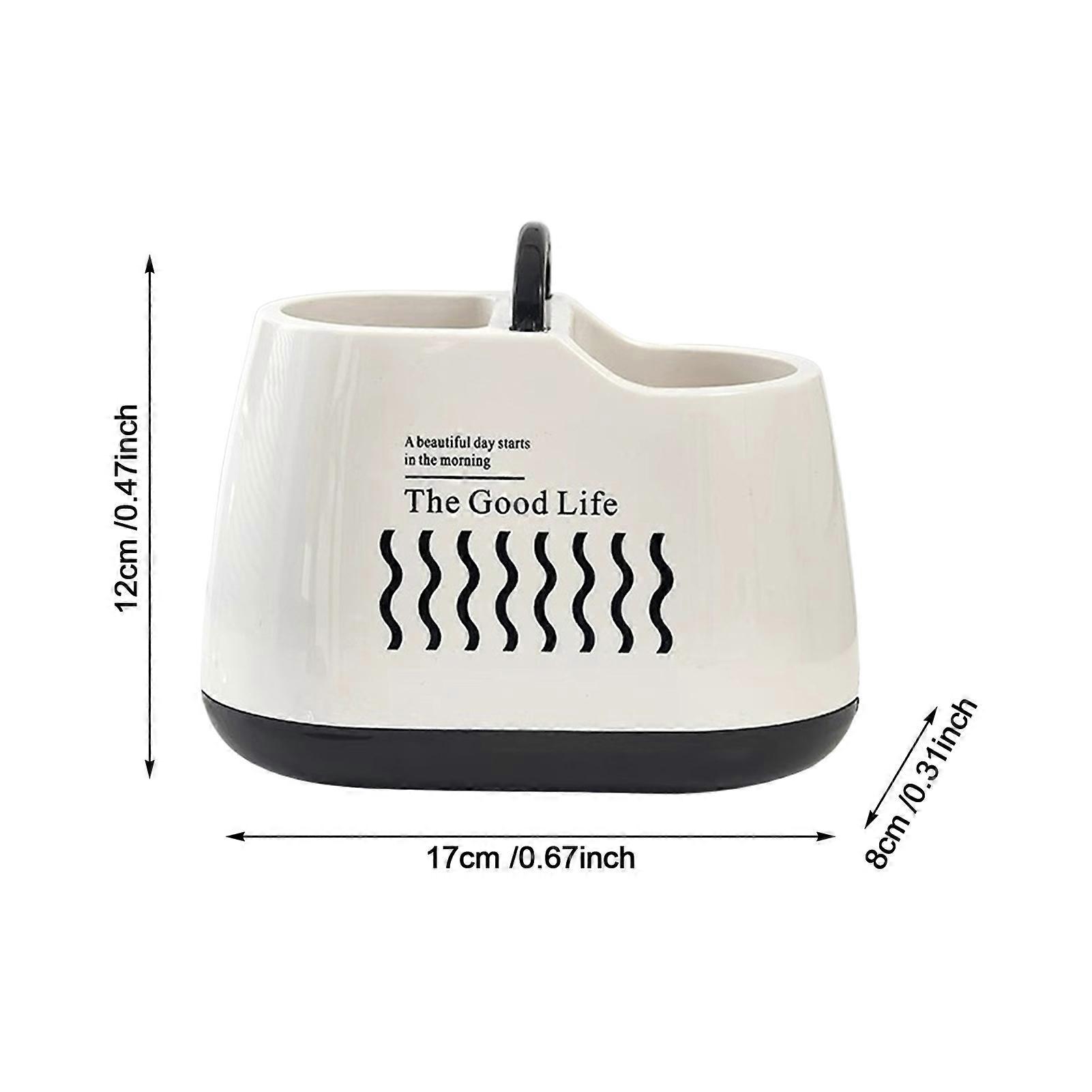 Kitchen Tableware Holder Plastic Counter Chopsticks Spoon Spatula Tool Cutlery Container Storage Container with Drainage Hole