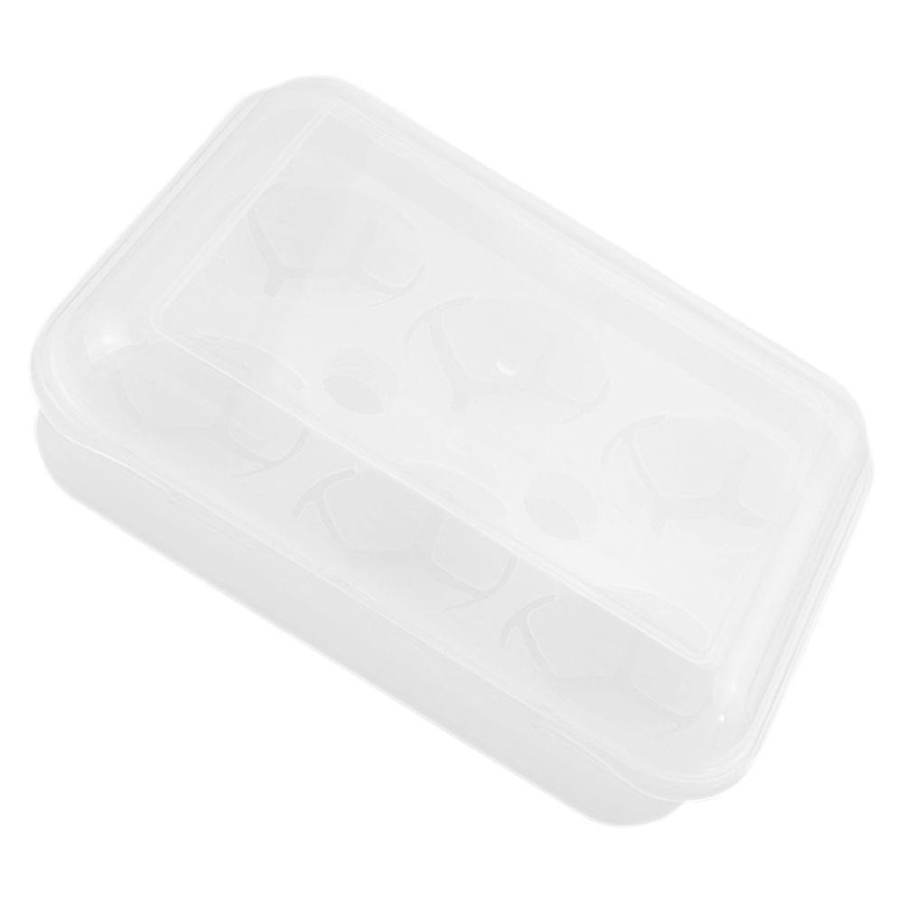 Portable Picnic Egg Storage Case Egg Holder Box for 6-Count Convenient Transport