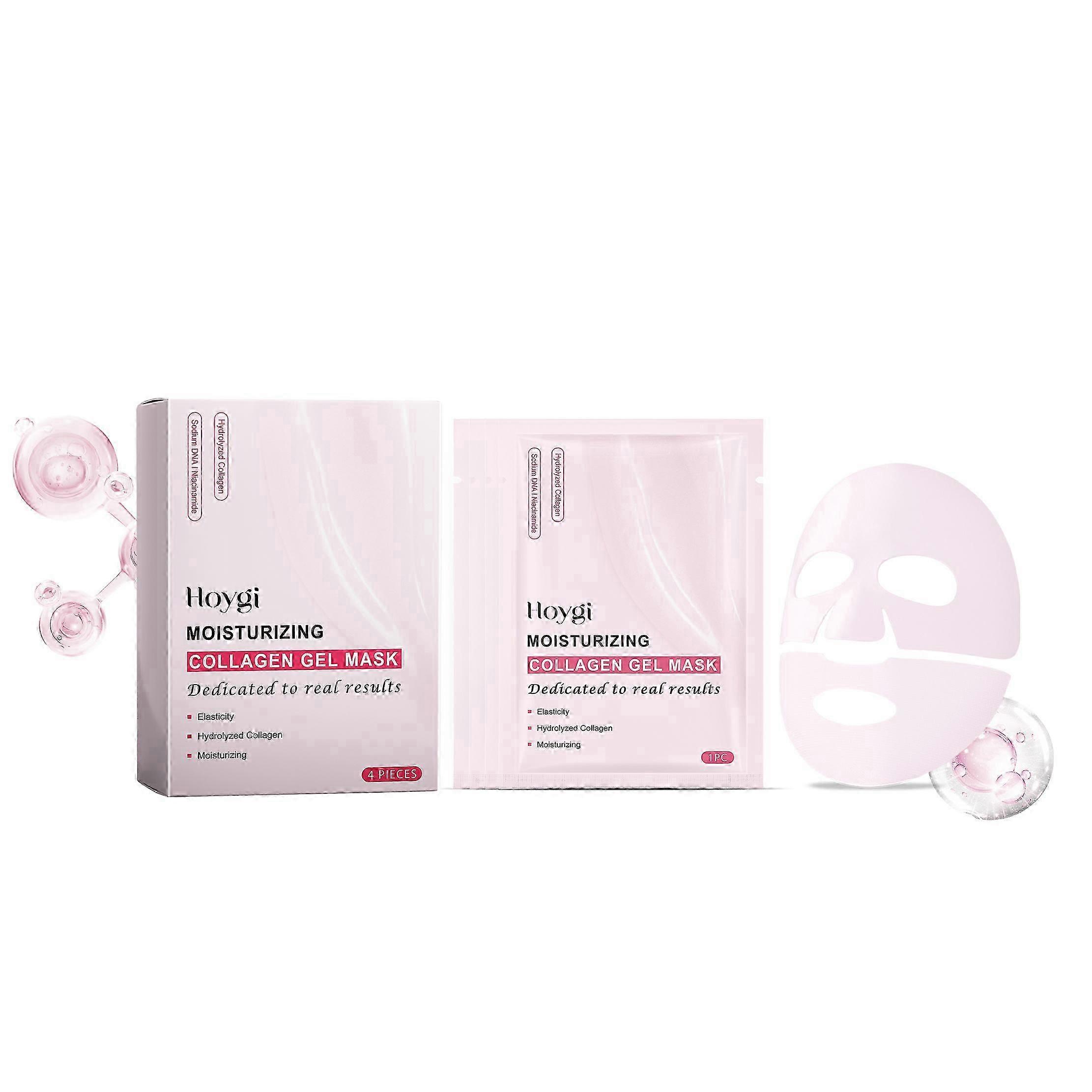 Hydrating Collagen Mask Set - Brightening, Wrinkle & Firming Skin Care (4 Pieces)