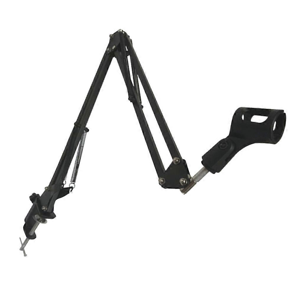 Suspension Mic Table Bracket Adjustable Microphone Mount Black