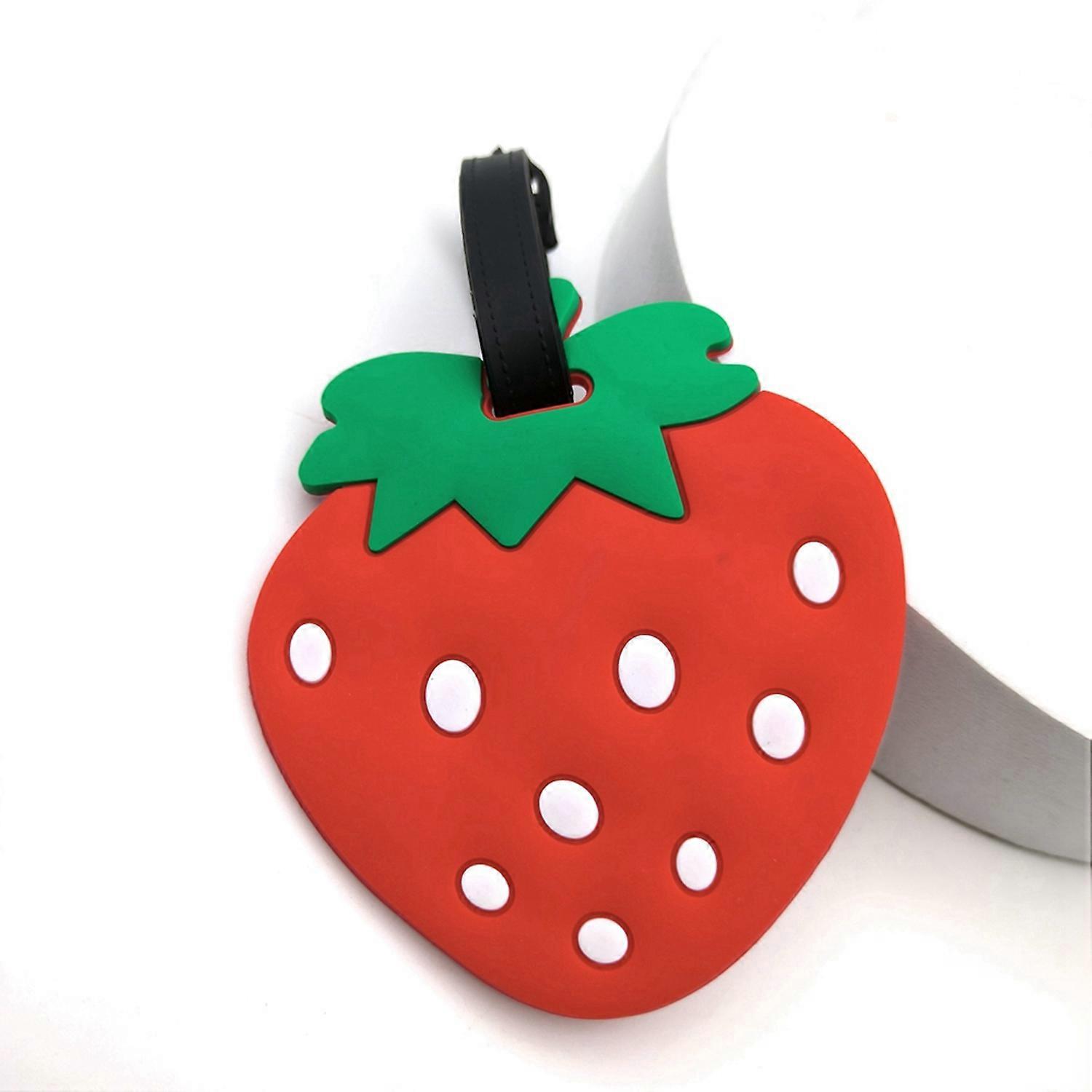 ��tiquette de bagage en silicone portable, porte-��tiquette, sac cr��atif mignon, essentiels de voyage, valise, 1PC