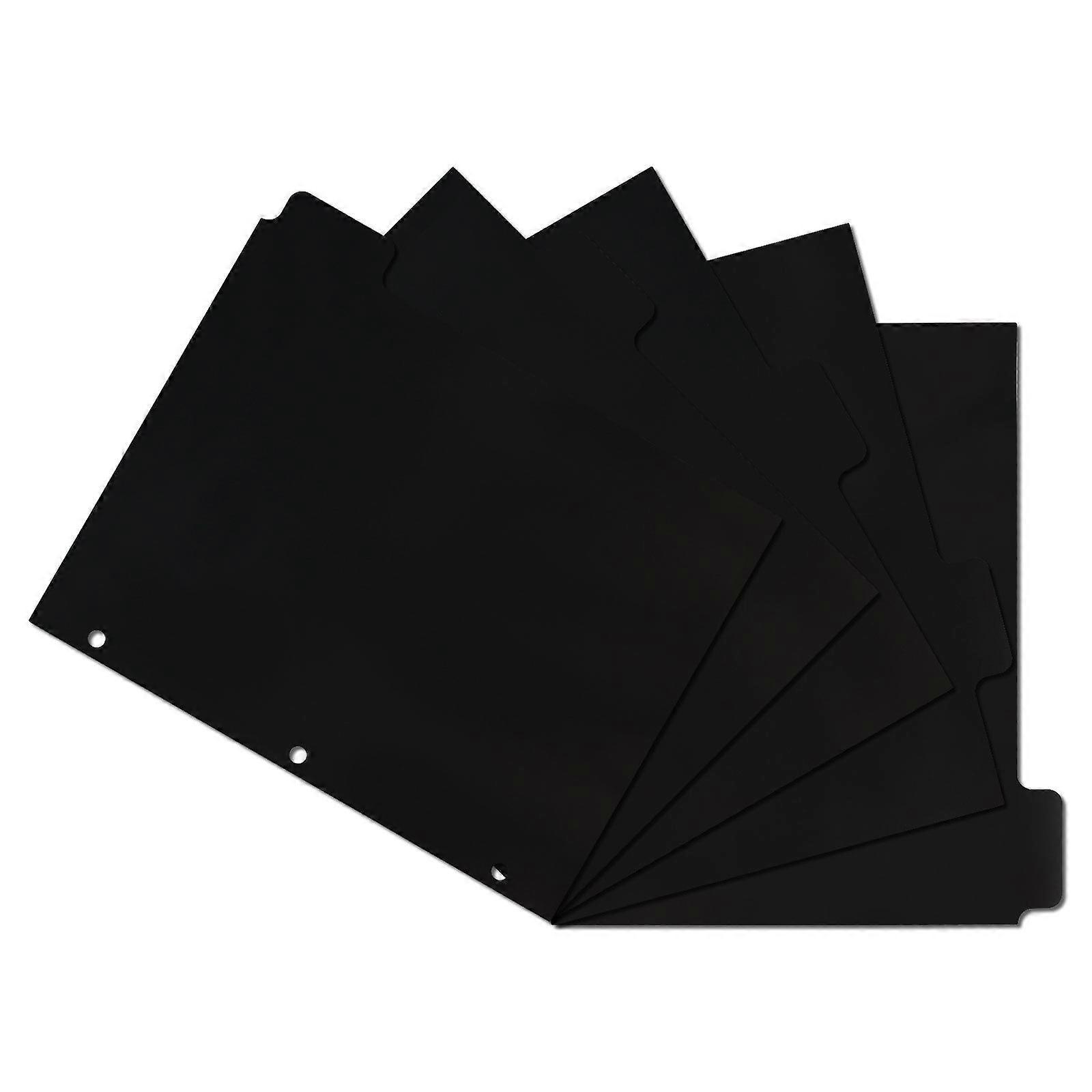 5 Sheets Binder Dividers Binder Notebook Indexing Page Notebook Page Divider for Binders