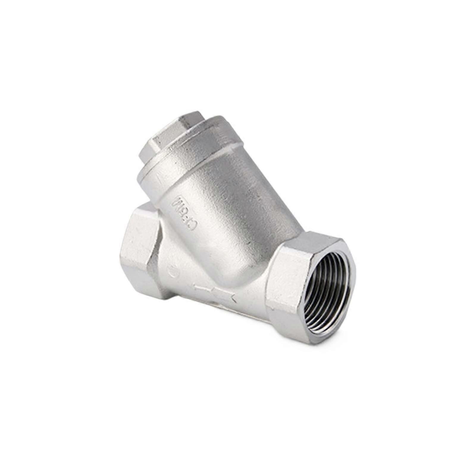 Female Inline Y Mesh Strainer Filter 304 Stainless Steel BSP 1/2" Size for Plumbing Applications