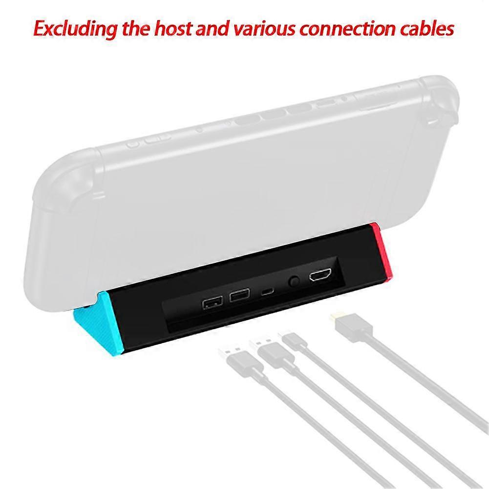 Portable TV Dock Station for NS 2 Switch 2 (2025),With 4K@120Hz HDMI Adapter/Type C Port/comB Port New Switch Game Accessorie