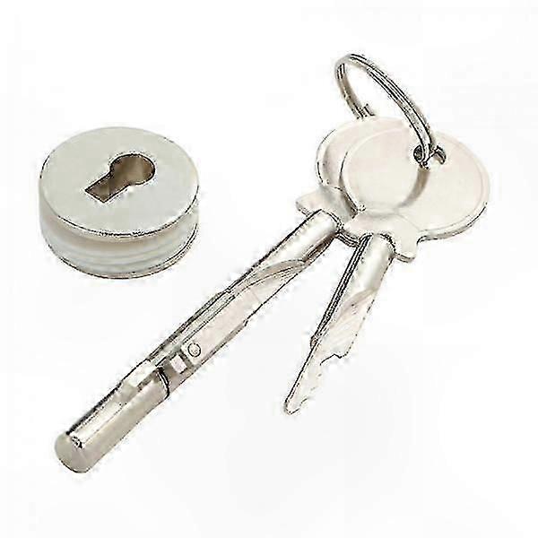 2 Glass Lock Display Cabinet Lock for Dresser Drawer Security