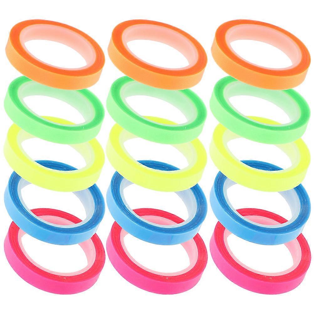 Highlighter Tape Transparent Colored Tape for Decoration 30 Rolls