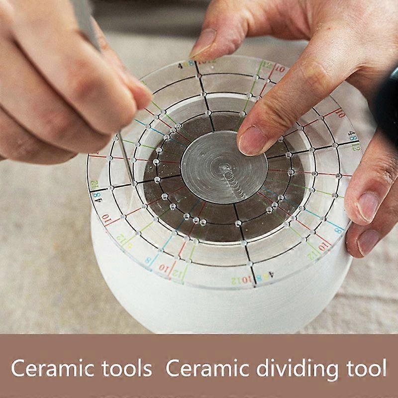 Pottery Splitter Tool Round Trimmed Dividing Equalizer Clay Modeling Suppl Tools