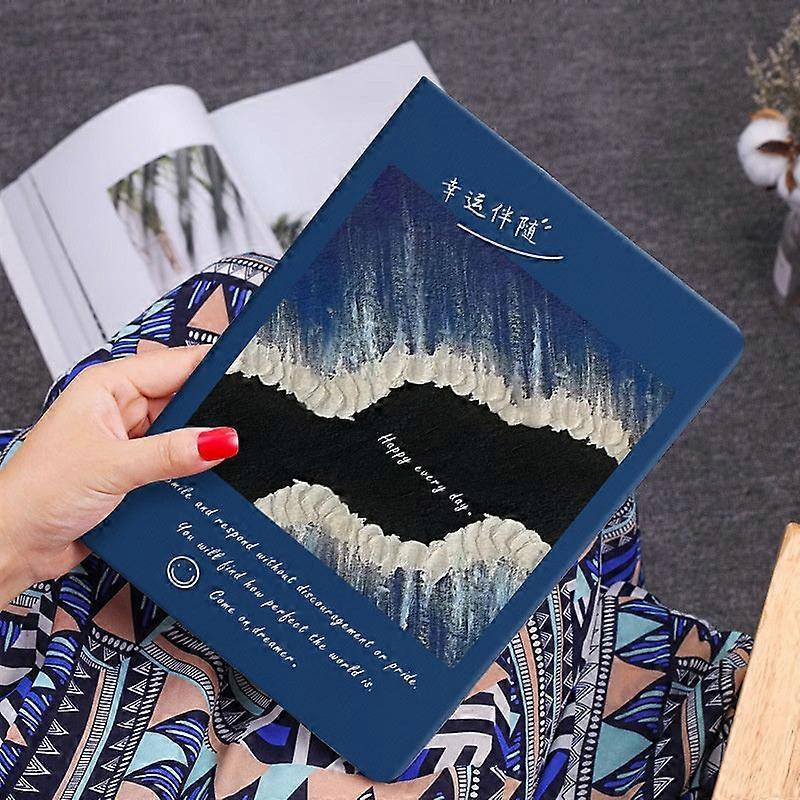 Stylish Case For Ipad Air2 9.7" Blue Wave Silicone