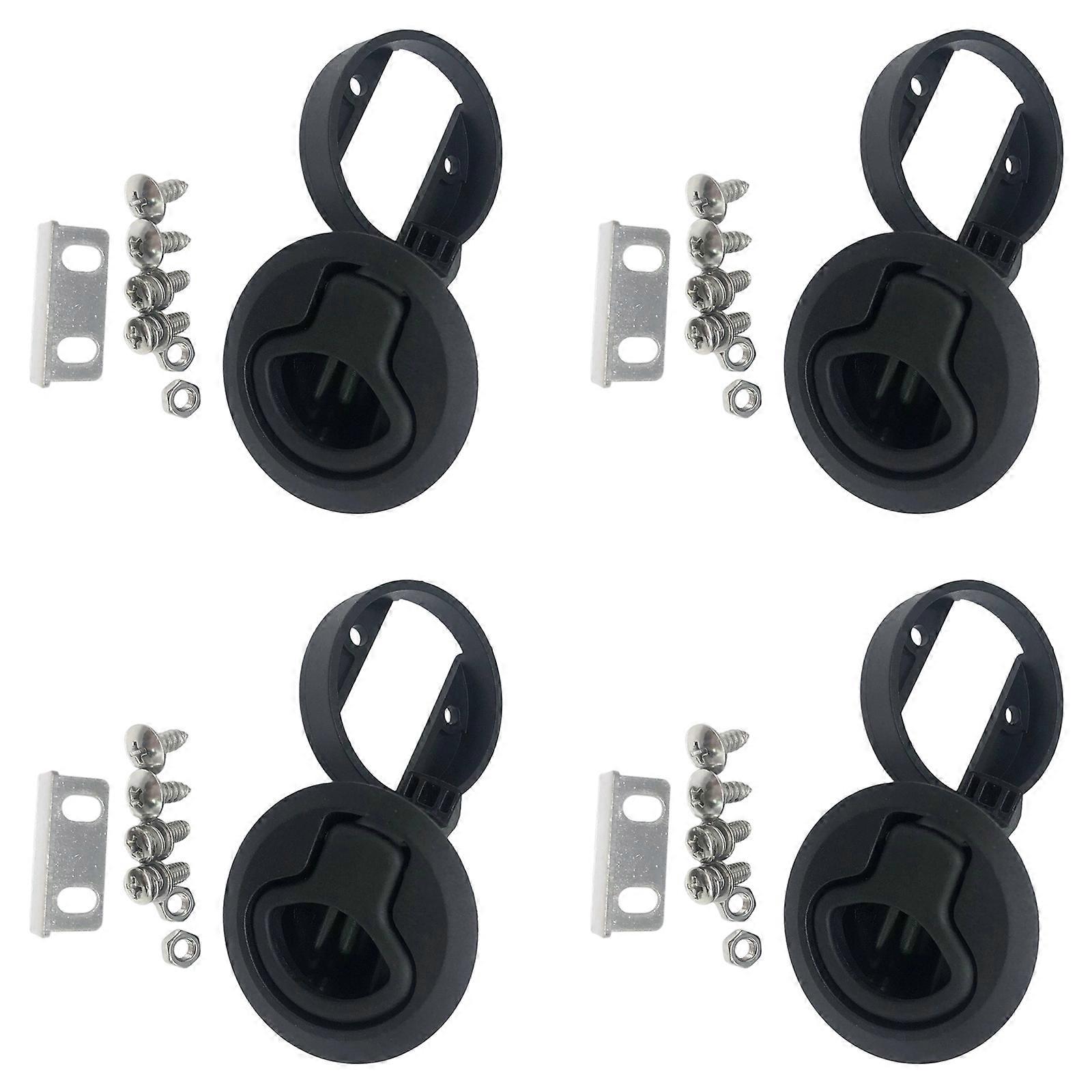 Push Button Closure Lock for Secure Compartments Supporting 2 Inch Hole Size and Panel Thickness from 2 to 7mm Multicolor