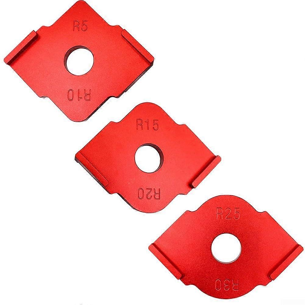 Aluminum Corner Radius Router Template Set with Multiple Radius Options and Precision Engraved Guides