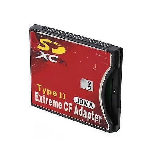 SDXC/SDHC/SD to Extreme Type I ICF CompactFlash Card Adapter for DSLC/DC/Printer/PDA