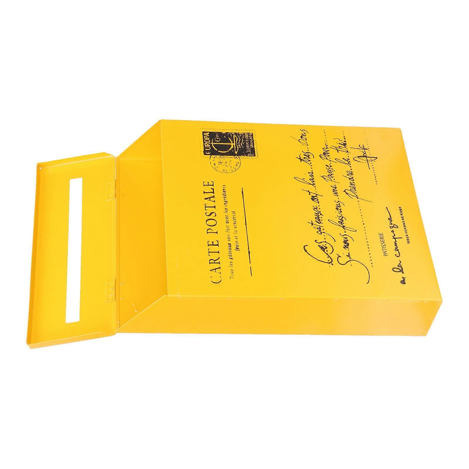 Decorative Wall Mount Letter Box for Storage Use Vintage Mail Box