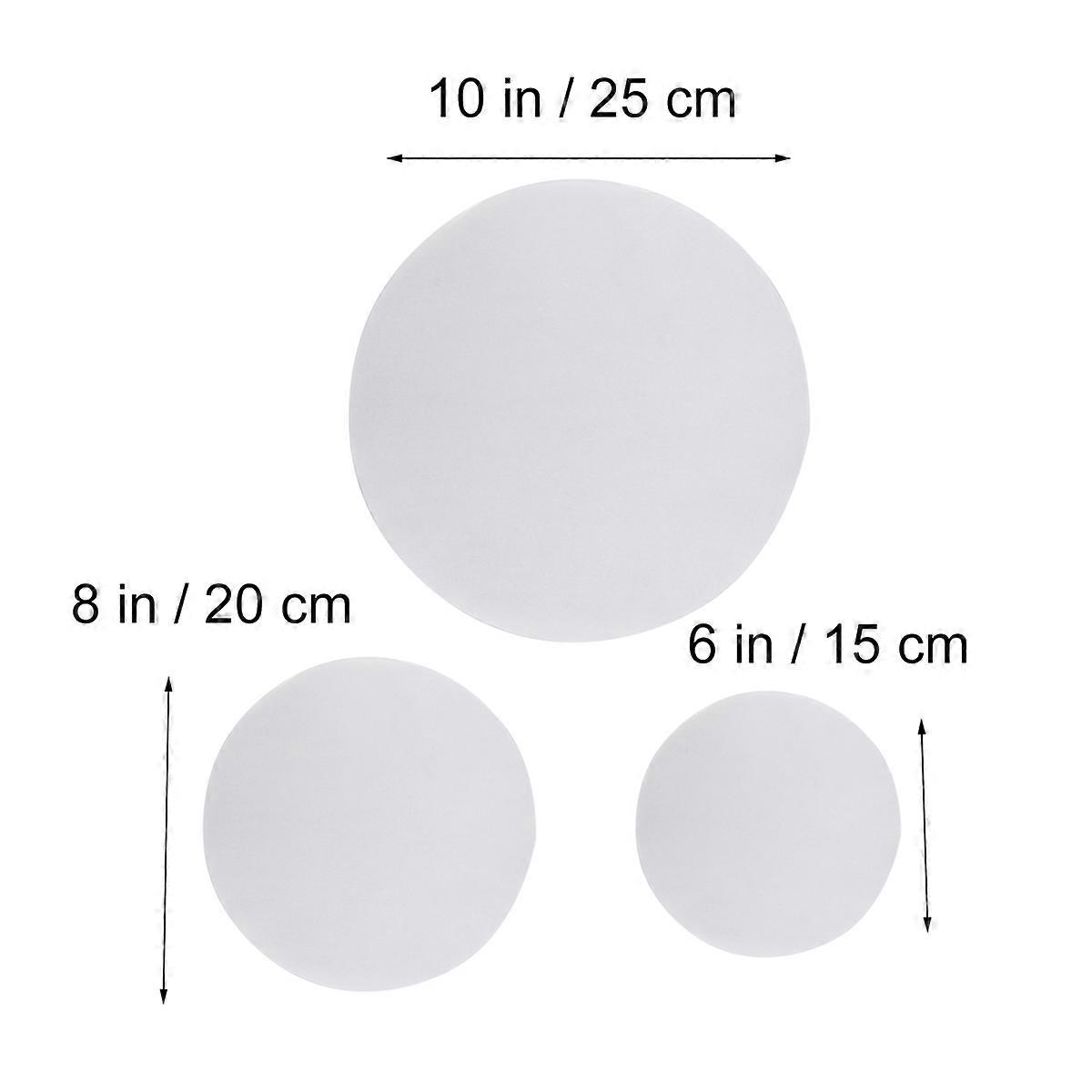 White Round Baking Paper Circles for Cake Pans Parchment Paper 150Pcs