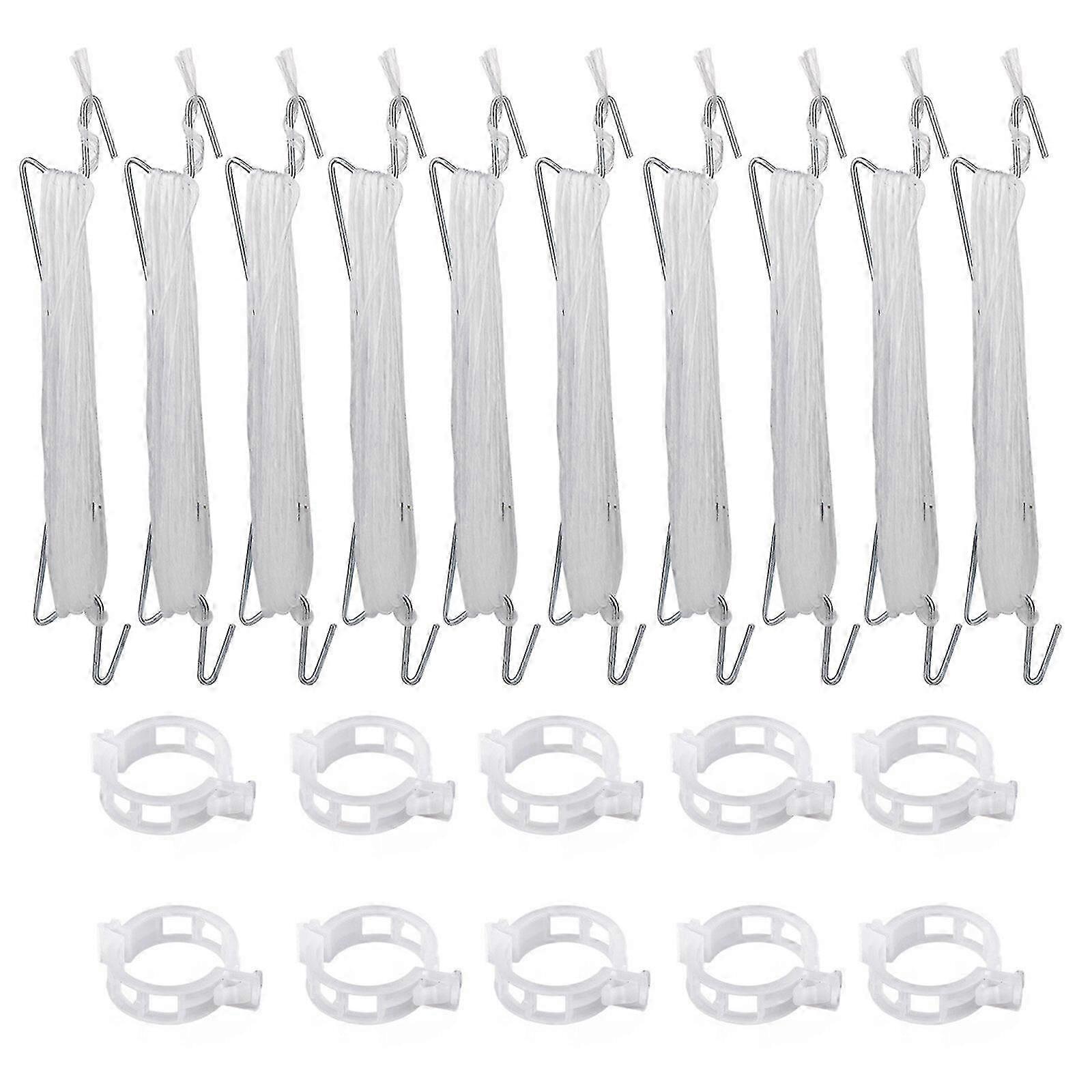 Tomato Clips Efficiency Binder J Hook Plant Support Tool Clamp 25-26