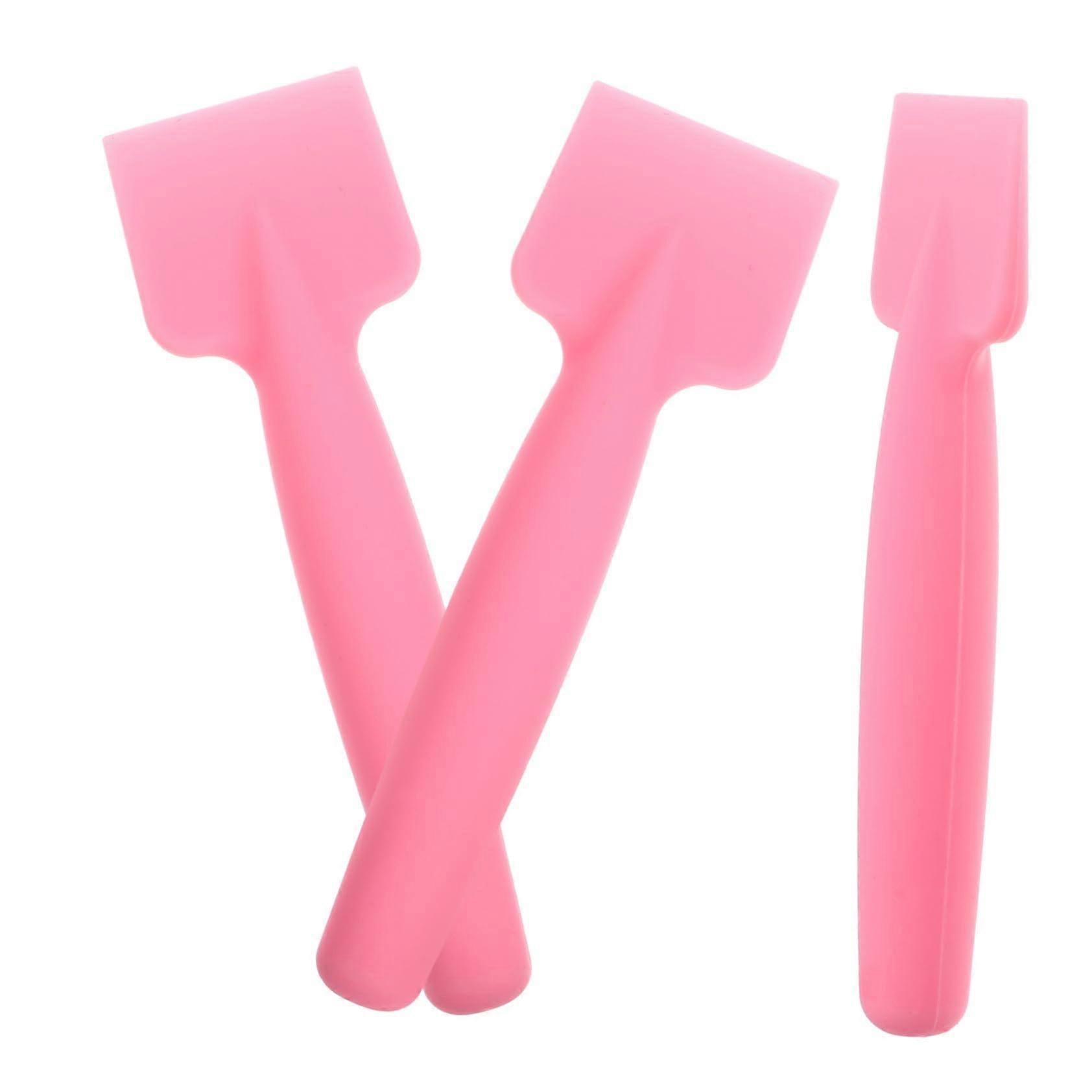 Makeup Spatula Set Silicone Cosmetic Spatula for Foundation Mixing and Mask Application 3pcs