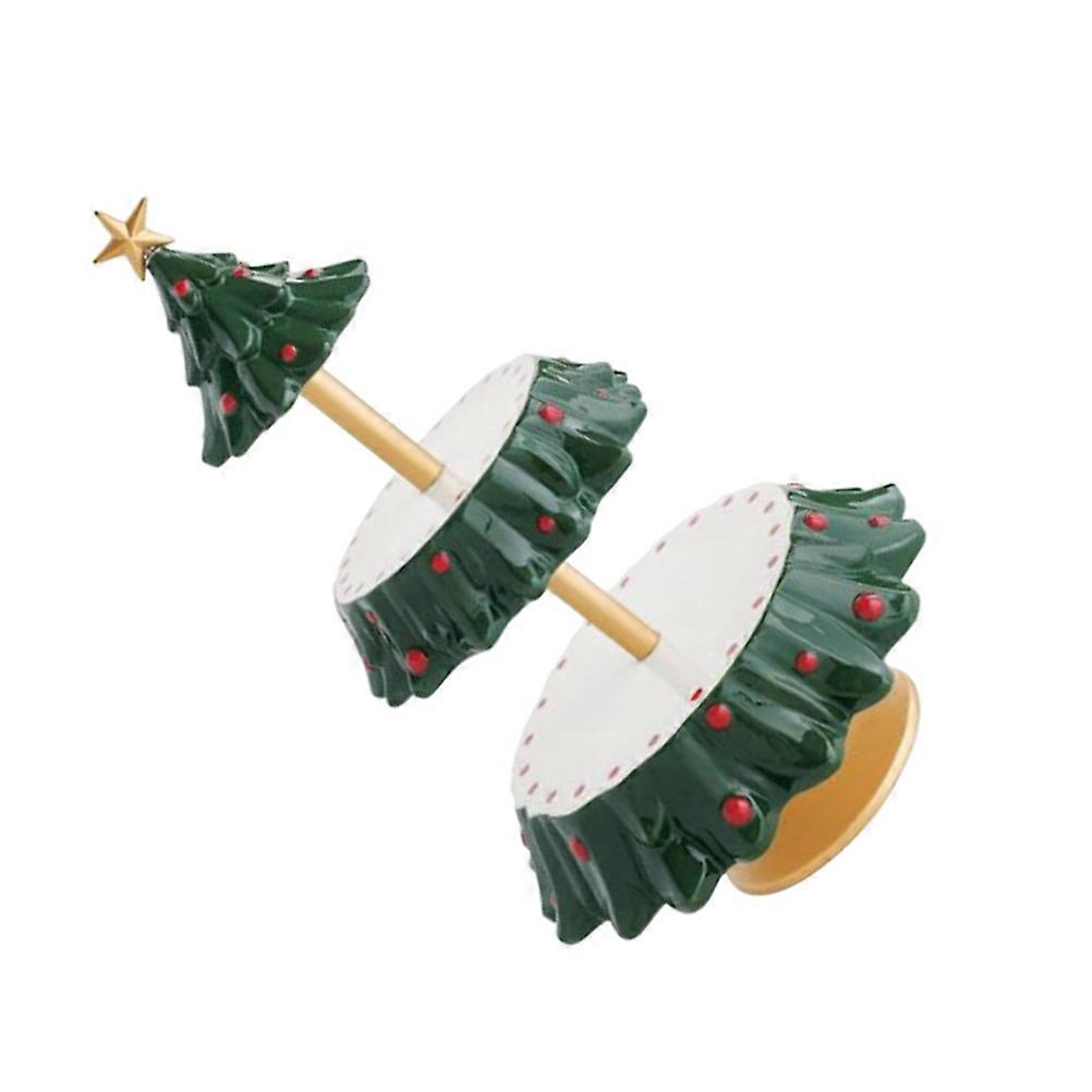 Christmas Resin Snack Table Display Stand for Storage Use 1Pcs