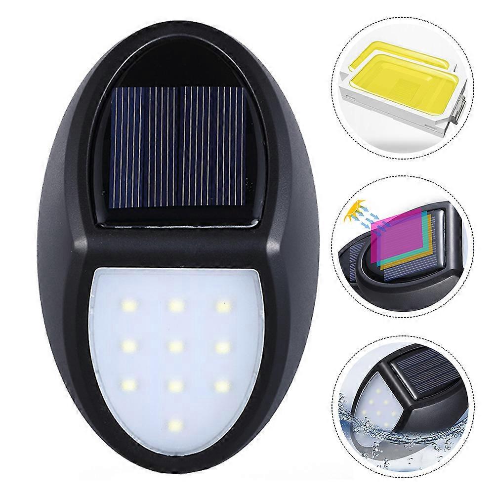 Black Solar Sensor Light Outdoor Wall Light for Lighting Use
