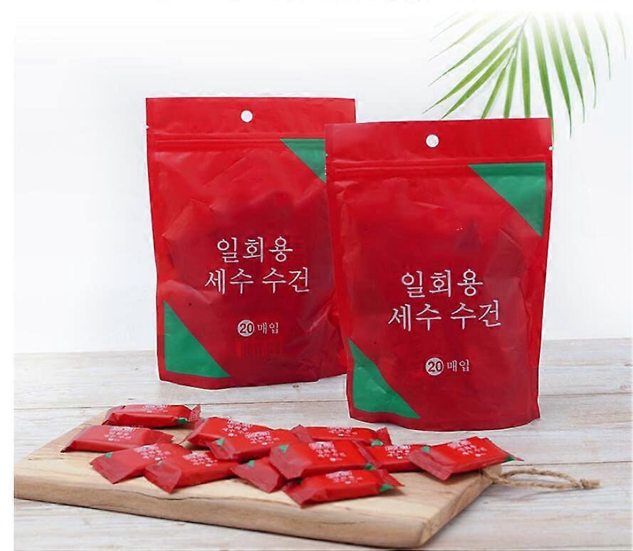 Compressed Towels Travel Disposable Cotton Thickened Absorbent Individually Wrapped for Camping