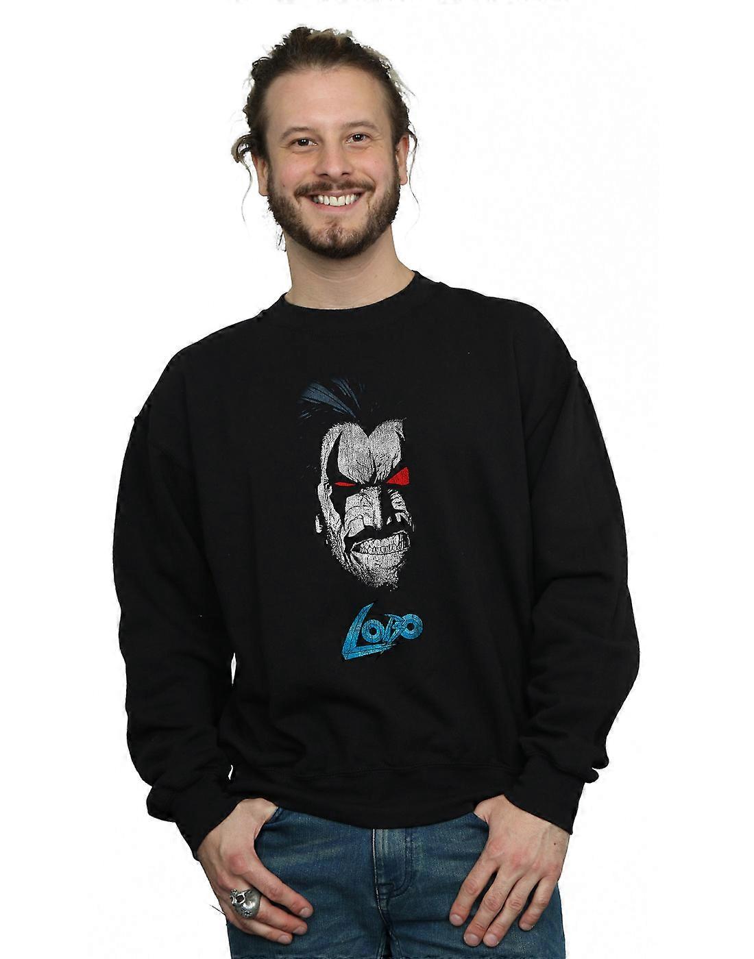 DC Comics férfiak ' s Lobo Face pulóver