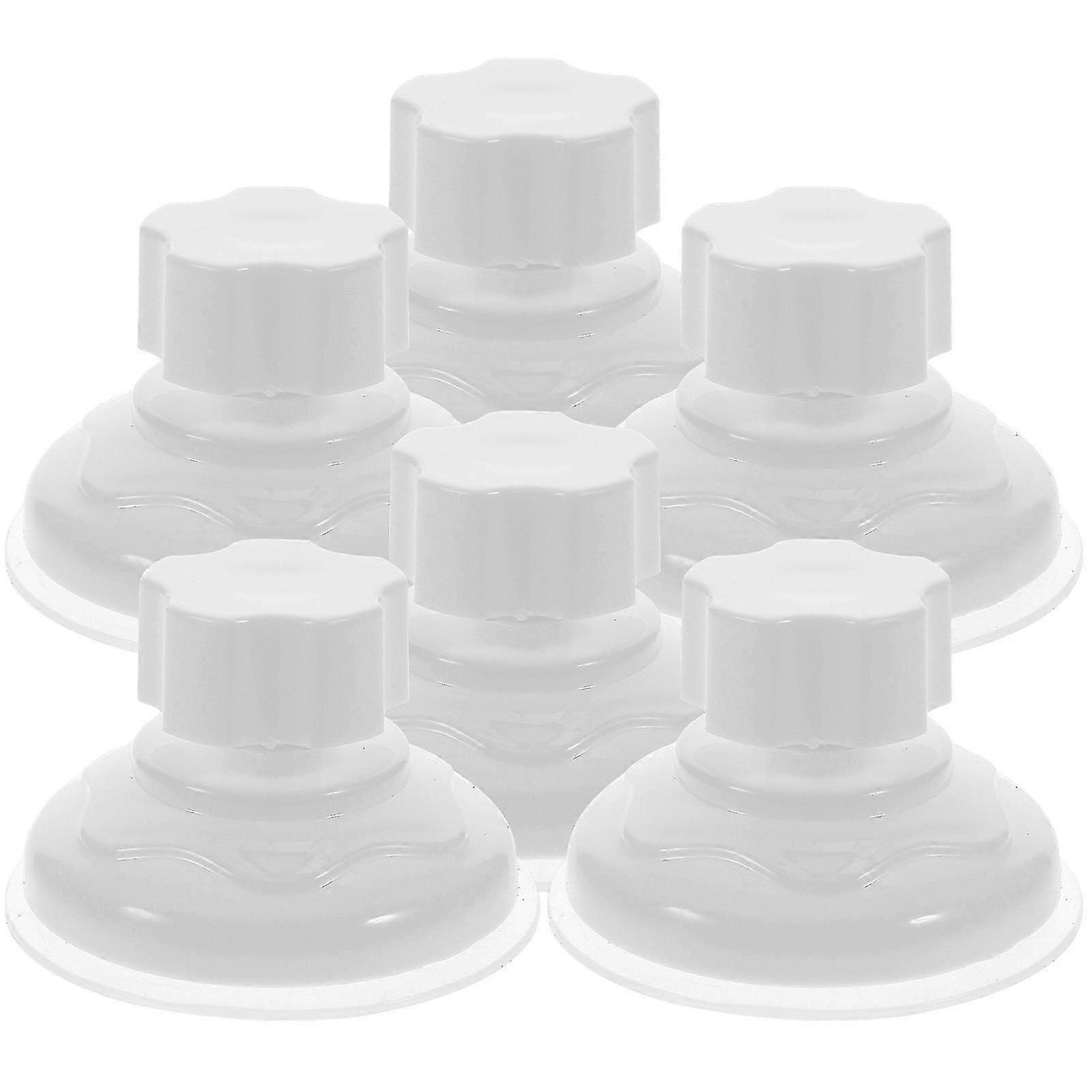 6pcs Bird Window Perch Suction Cups Perch Knob Sucker Turtle Platform Sucker