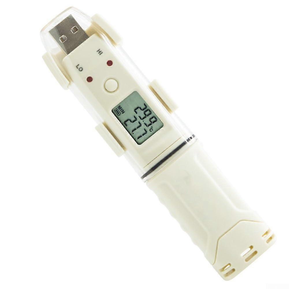 Temperature and Humidity Data Logger with Alarm for Cold Chain, Warehouse, Laboratory, Waterproof Design