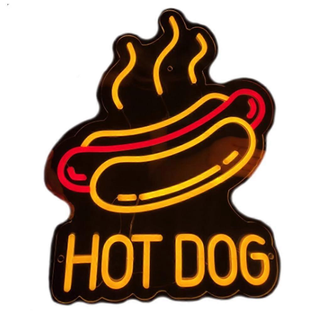 LED Neon Sign Snack Food Wall Decor USB Powered Adjustable Light for Kitchen  Restaurant