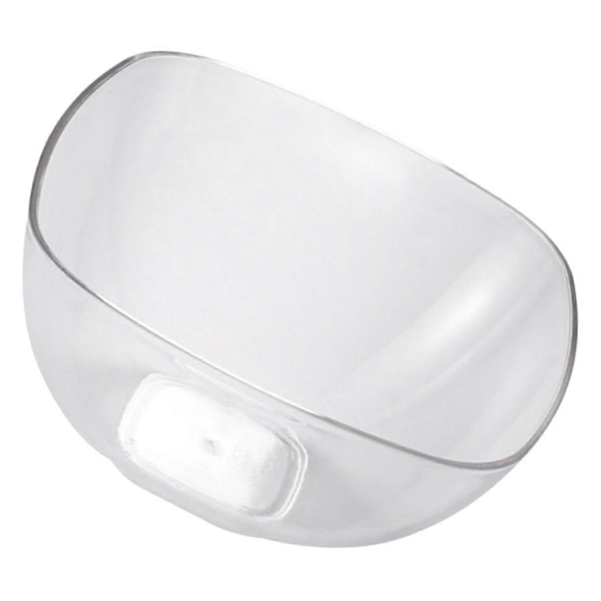 Acrylic Salad Bowl Medium Square Clear Serving Bowl for Kitchen Fruit Snacks Lightweight Durable Design