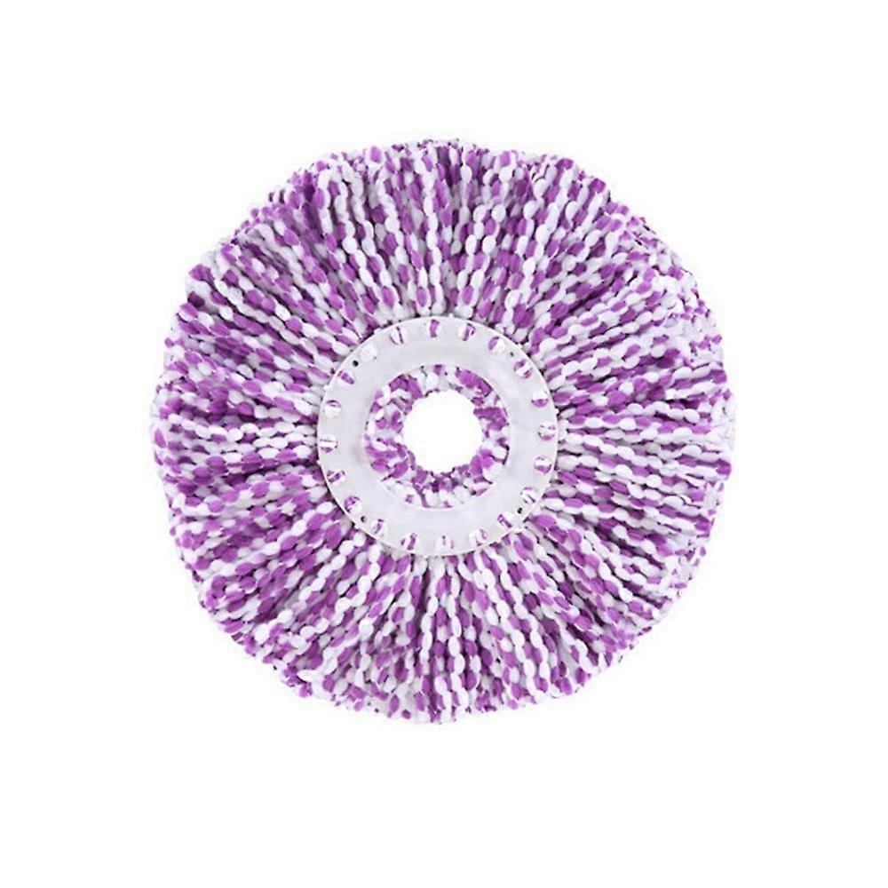 Spin Mop Head Replacement Purple Microfiber Refill for Scratch Tile and Wood Floor Cleaning