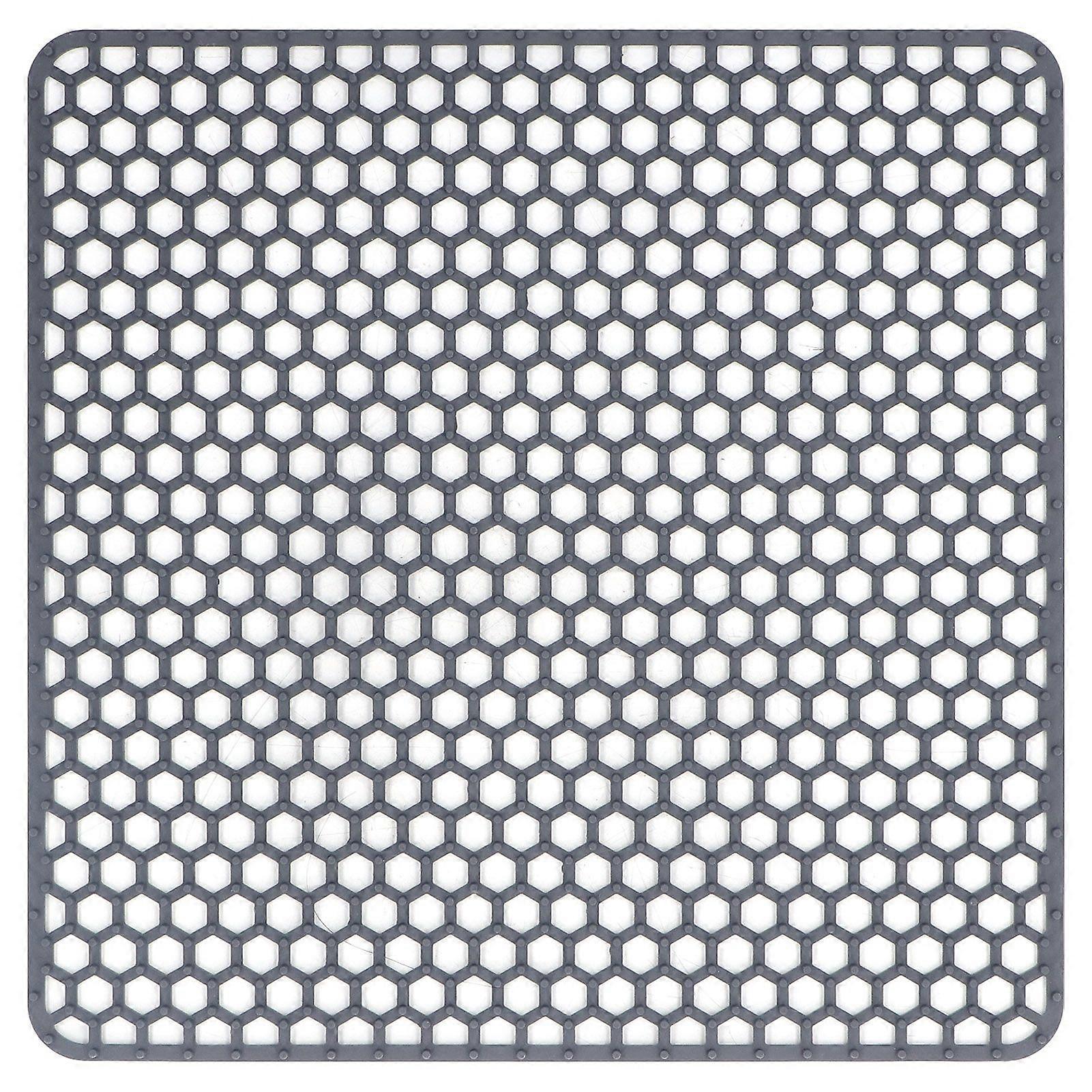 Durable and non-slip grid design silicone sink mat