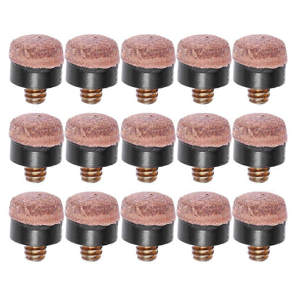 30 Pcs Cue Tips 10mm Billiard Cues Tips Replacement Screw-on Tips Accessories