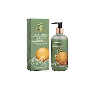 Hoegoa Avocado Shampoo - Strengthens Hair, Naturally Voluminous, Nourishing And Moisturizing Hair Care