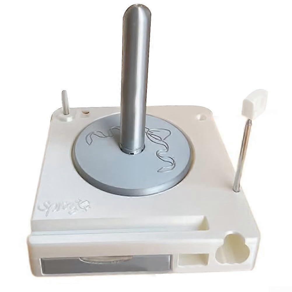 Yarn Organizer Box with Drawer, Tangle Design and Magnetic Knitting Tool Storage