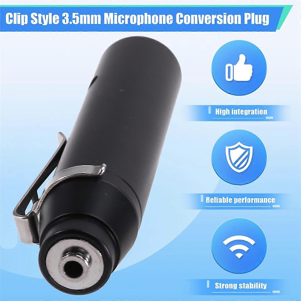 Clip Style 3.5mm Microphone Conversion Plug