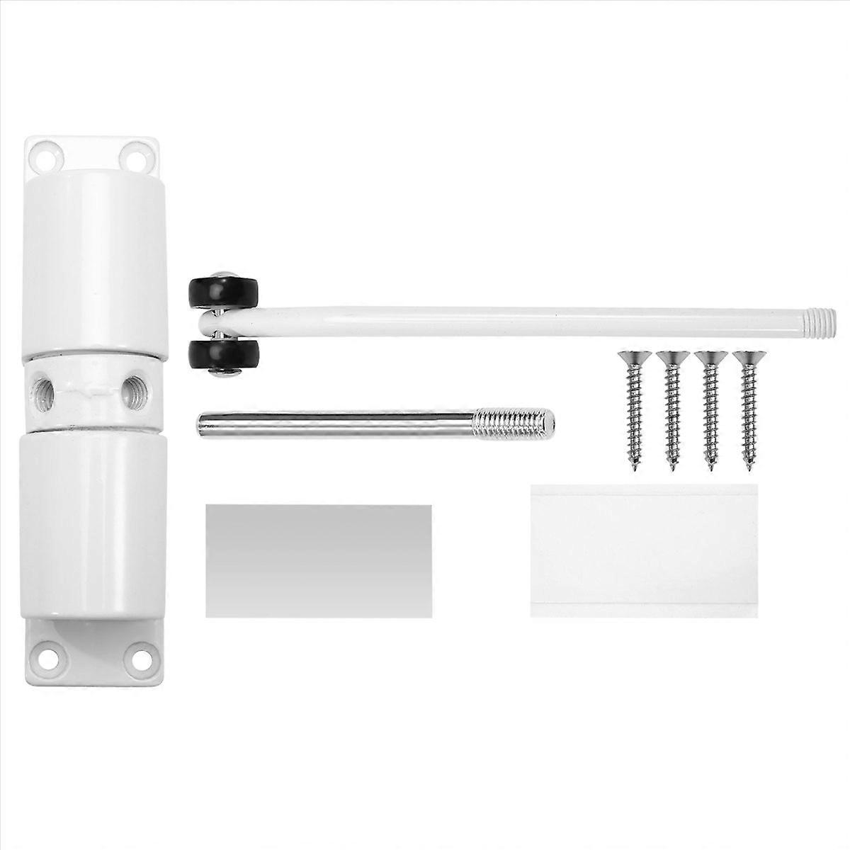 Automatic Door Closer Adjustable Heavy Duty Spring Door White
