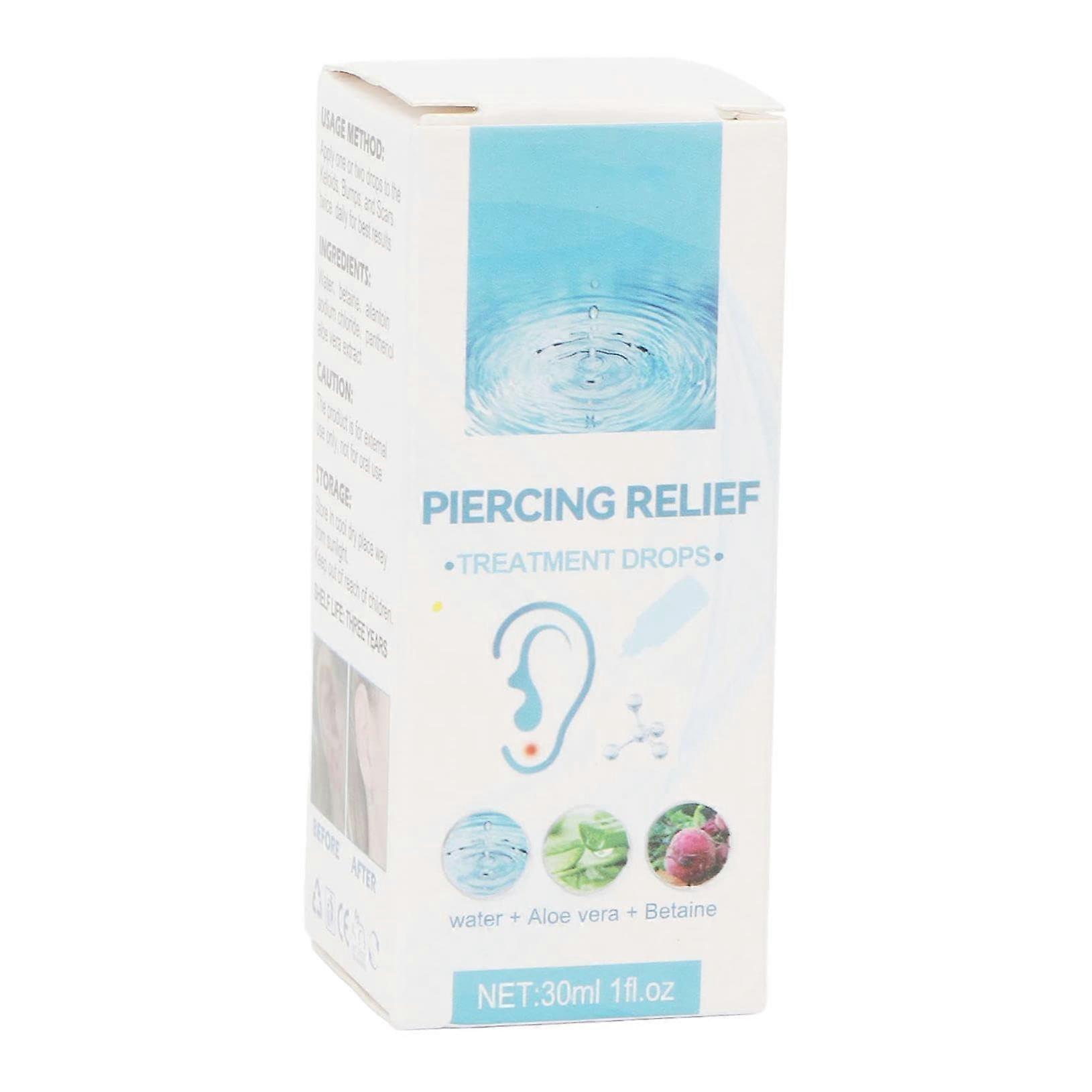Piercing Aftercare Solution for Bump Reduction and Keloid Care with Redness Relief Drops 0ml