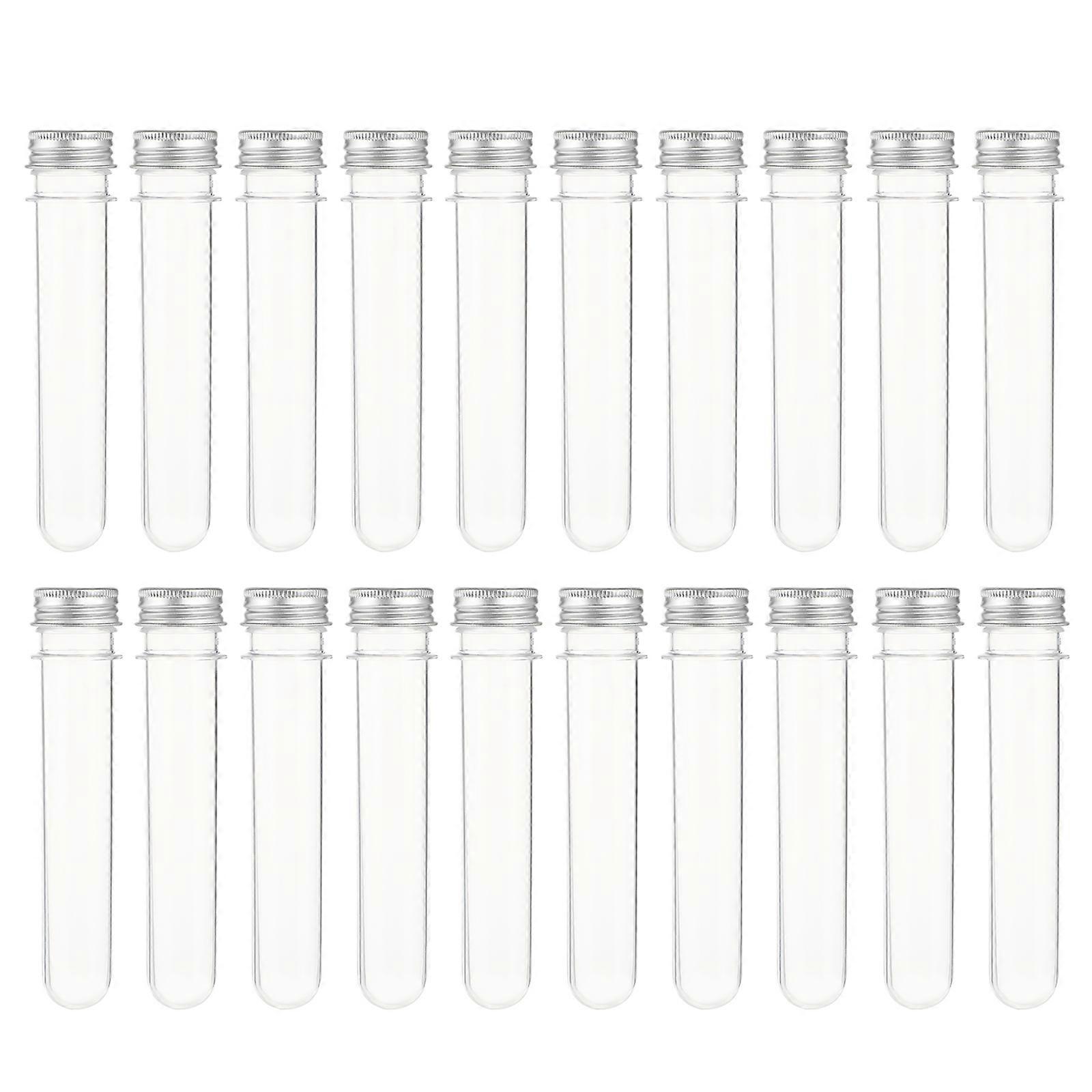 Plastic Test Tubes Test Tubes with Lids for Liquid Holding 20Pcs Pack
