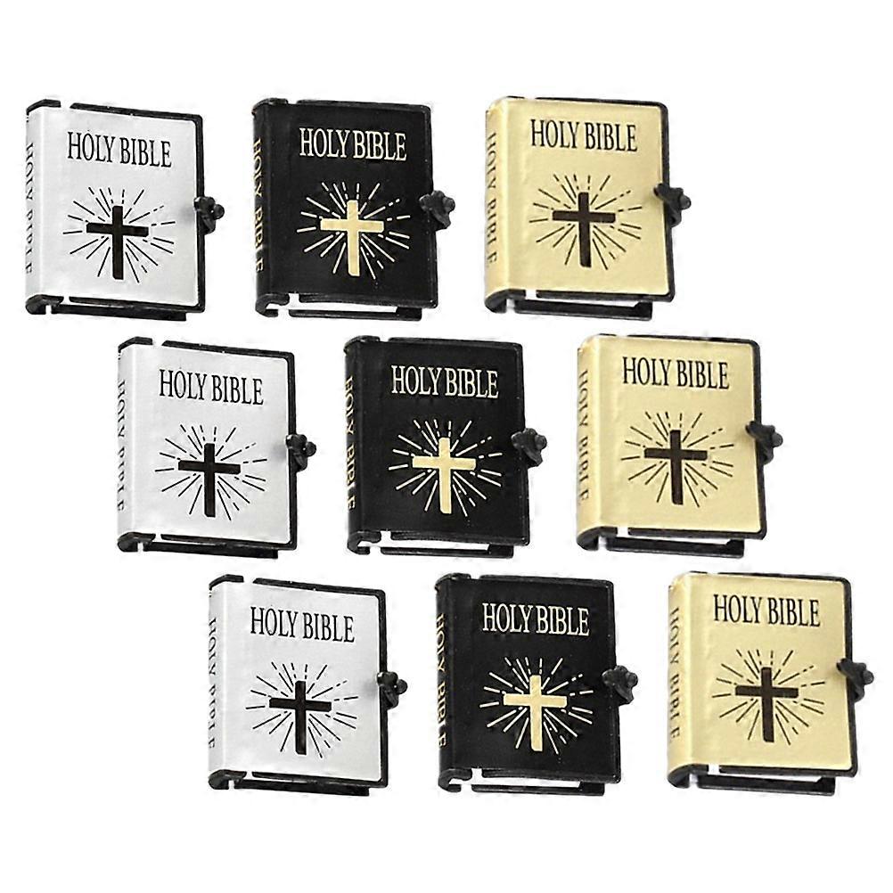 Mini Books Miniature Book for Decor Using 9Pcs Assorted Color Paper